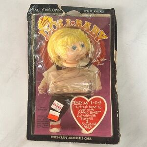 Vintage 1985 Tiny Doll Baby making kit by Martha Nelson Thomas